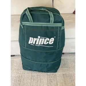 Prince Tennis Pro Tour Roller Bag Court Expandable For Racket Balls Gear Vintage